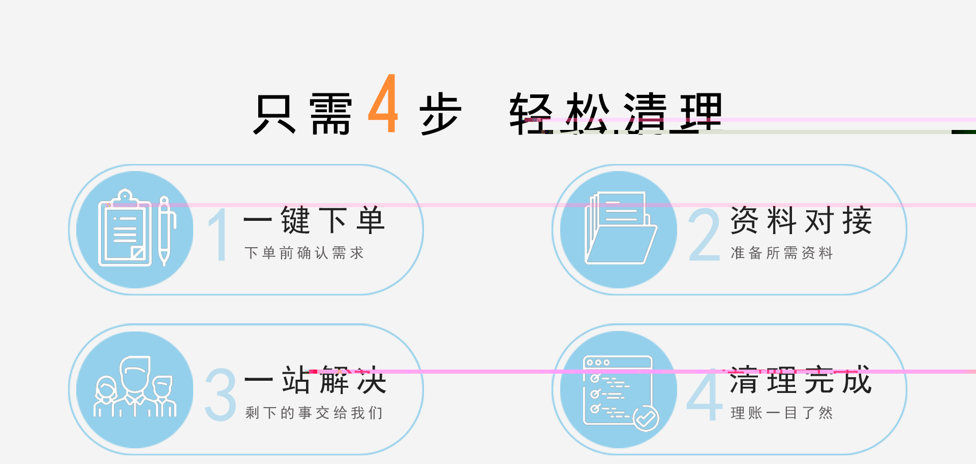 清理乱账补账
